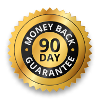 Puraboost 90-day money-back guarantee badge